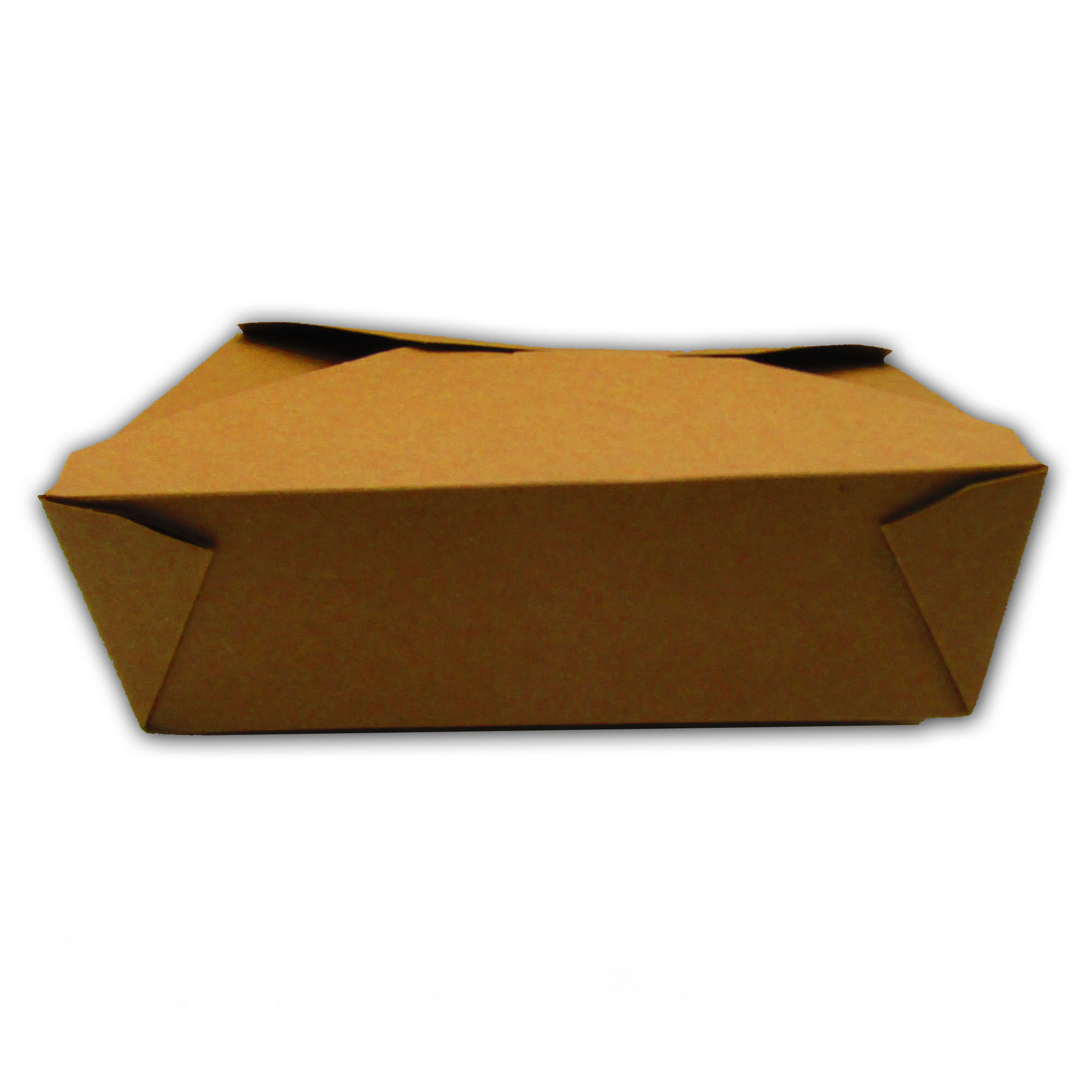 CAJA DE COMIDA PARA LLEVAR - Compostable Kraft #1 (cod.777816) (6 x 50) - K04