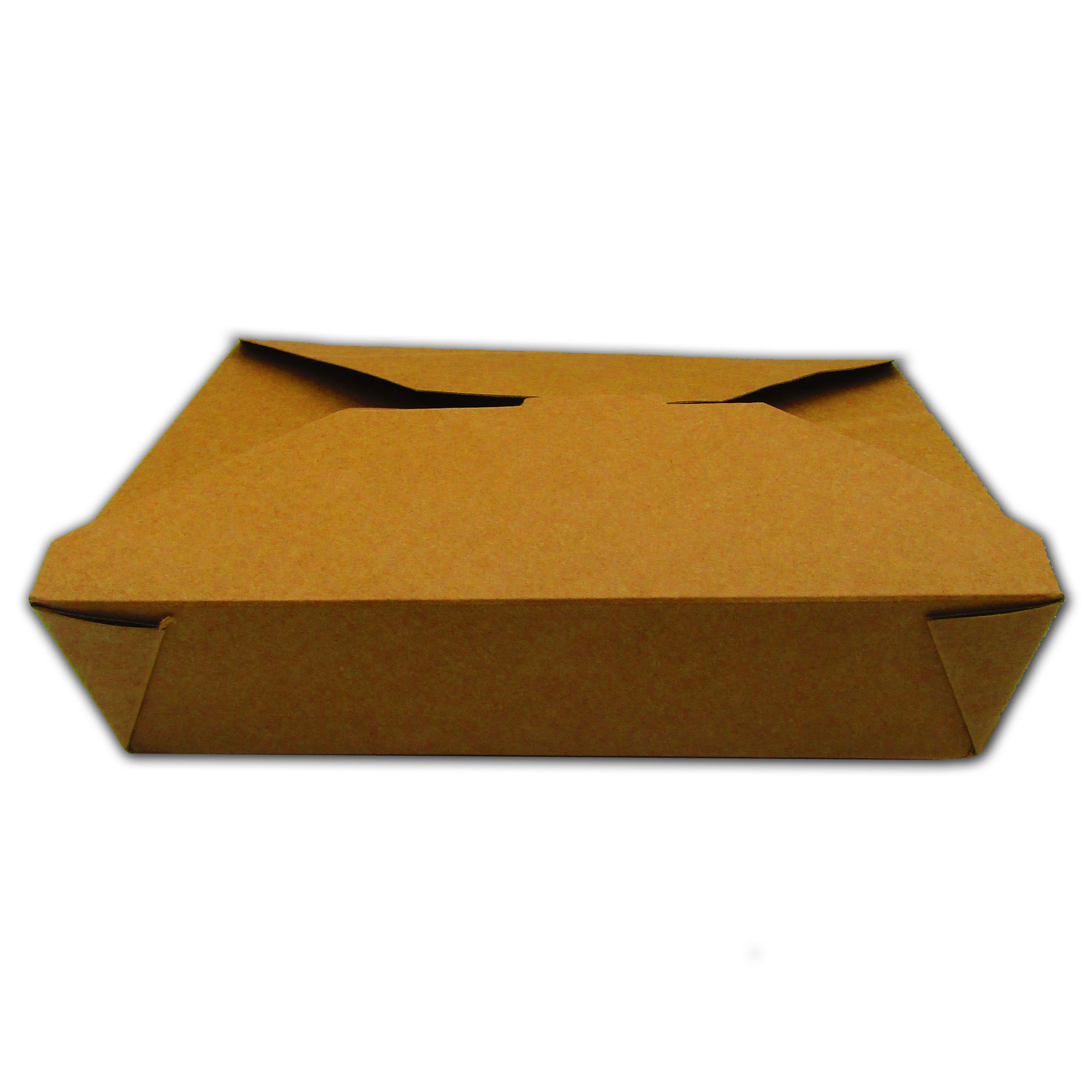 CAJA DE COMIDA PARA LLEVAR - Compostable Kraft #2 (cod.777817) (4 x 50) - K05