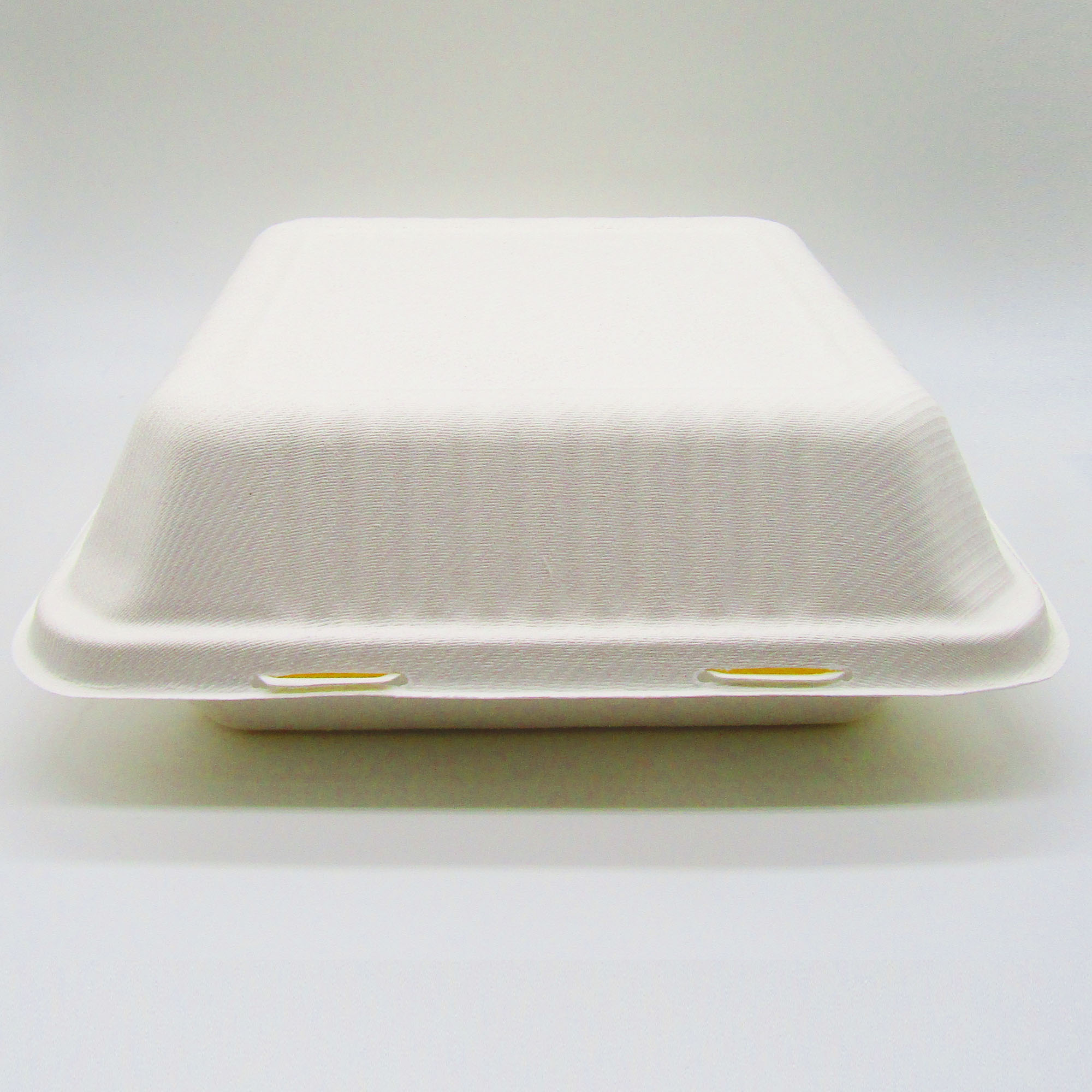 CONTENEDORES COMPOSTABLE - Cuadrado 9” C/Tapa Bisagra(cod.777827)(2 x100) - K21